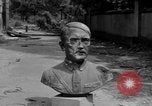 Image of Bronze bust of Adolf Hitler Cologne Germany, 1945, second 9 stock footage video 65675056411