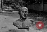 Image of Bronze bust of Adolf Hitler Cologne Germany, 1945, second 14 stock footage video 65675056411