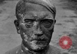 Image of Bronze bust of Adolf Hitler Cologne Germany, 1945, second 24 stock footage video 65675056411