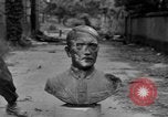 Image of Bronze bust of Adolf Hitler Cologne Germany, 1945, second 29 stock footage video 65675056411