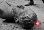 Image of Bronze bust of Adolf Hitler Cologne Germany, 1945, second 39 stock footage video 65675056411