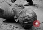 Image of Bronze bust of Adolf Hitler Cologne Germany, 1945, second 40 stock footage video 65675056411