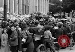 Image of German newspaper distribution Cologne Germany, 1945, second 28 stock footage video 65675056413