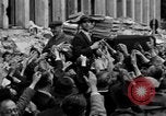 Image of German newspaper distribution Cologne Germany, 1945, second 31 stock footage video 65675056413