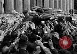 Image of German newspaper distribution Cologne Germany, 1945, second 34 stock footage video 65675056413