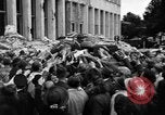 Image of German newspaper distribution Cologne Germany, 1945, second 49 stock footage video 65675056413