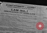 Image of Military Government notices Cologne Germany, 1945, second 31 stock footage video 65675056414