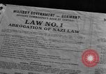Image of Military Government notices Cologne Germany, 1945, second 34 stock footage video 65675056414