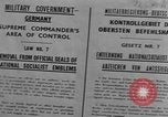 Image of Military Government notices Cologne Germany, 1945, second 60 stock footage video 65675056414