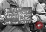 Image of newspaper Kolnischer Kurier Cologne Germany, 1945, second 1 stock footage video 65675056417