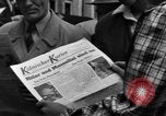 Image of newspaper Kolnischer Kurier Cologne Germany, 1945, second 6 stock footage video 65675056417
