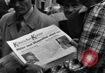 Image of newspaper Kolnischer Kurier Cologne Germany, 1945, second 9 stock footage video 65675056417