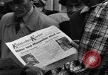 Image of newspaper Kolnischer Kurier Cologne Germany, 1945, second 11 stock footage video 65675056417