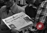 Image of newspaper Kolnischer Kurier Cologne Germany, 1945, second 13 stock footage video 65675056417