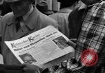 Image of newspaper Kolnischer Kurier Cologne Germany, 1945, second 16 stock footage video 65675056417
