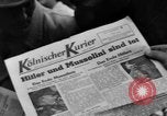 Image of newspaper Kolnischer Kurier Cologne Germany, 1945, second 20 stock footage video 65675056417