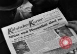 Image of newspaper Kolnischer Kurier Cologne Germany, 1945, second 21 stock footage video 65675056417