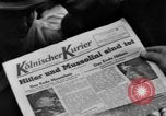 Image of newspaper Kolnischer Kurier Cologne Germany, 1945, second 23 stock footage video 65675056417