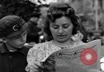 Image of newspaper Kolnischer Kurier Cologne Germany, 1945, second 46 stock footage video 65675056417