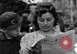 Image of newspaper Kolnischer Kurier Cologne Germany, 1945, second 48 stock footage video 65675056417