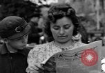 Image of newspaper Kolnischer Kurier Cologne Germany, 1945, second 50 stock footage video 65675056417