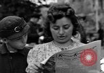 Image of newspaper Kolnischer Kurier Cologne Germany, 1945, second 53 stock footage video 65675056417