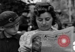 Image of newspaper Kolnischer Kurier Cologne Germany, 1945, second 55 stock footage video 65675056417