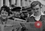 Image of newspaper Kolnischer Kurier Cologne Germany, 1945, second 5 stock footage video 65675056421