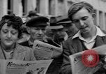 Image of newspaper Kolnischer Kurier Cologne Germany, 1945, second 8 stock footage video 65675056421