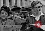 Image of newspaper Kolnischer Kurier Cologne Germany, 1945, second 9 stock footage video 65675056421