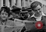 Image of newspaper Kolnischer Kurier Cologne Germany, 1945, second 12 stock footage video 65675056421