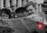 Image of newspaper Kolnischer Kurier Cologne Germany, 1945, second 25 stock footage video 65675056421