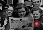 Image of newspaper Kolnischer Kurier Cologne Germany, 1945, second 29 stock footage video 65675056421