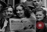 Image of newspaper Kolnischer Kurier Cologne Germany, 1945, second 31 stock footage video 65675056421
