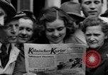 Image of newspaper Kolnischer Kurier Cologne Germany, 1945, second 33 stock footage video 65675056421