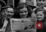 Image of newspaper Kolnischer Kurier Cologne Germany, 1945, second 35 stock footage video 65675056421