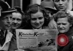 Image of newspaper Kolnischer Kurier Cologne Germany, 1945, second 36 stock footage video 65675056421