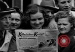 Image of newspaper Kolnischer Kurier Cologne Germany, 1945, second 37 stock footage video 65675056421