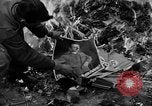 Image of Nazi symbols burnt Cologne Germany, 1945, second 5 stock footage video 65675056426