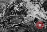 Image of Nazi symbols burnt Cologne Germany, 1945, second 8 stock footage video 65675056426
