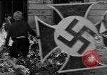 Image of Nazi symbols burnt Cologne Germany, 1945, second 15 stock footage video 65675056426