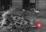 Image of Nazi symbols burnt Cologne Germany, 1945, second 20 stock footage video 65675056426