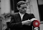 Image of newly formed German police Cologne Germany, 1945, second 57 stock footage video 65675056427
