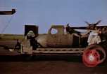 Image of Loading bombs on B-26 aircraft France, 1945, second 7 stock footage video 65675056439