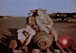 Image of Loading bombs on B-26 aircraft France, 1945, second 28 stock footage video 65675056439
