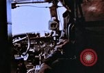 Image of Crew members seen at their respective positions inside a B-26 bomber France, 1945, second 1 stock footage video 65675056442