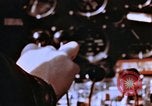 Image of Crew members seen at their respective positions inside a B-26 bomber France, 1945, second 30 stock footage video 65675056442