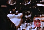 Image of Crew members seen at their respective positions inside a B-26 bomber France, 1945, second 32 stock footage video 65675056442