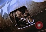 Image of Crew members seen at their respective positions inside a B-26 bomber France, 1945, second 52 stock footage video 65675056442
