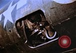 Image of Crew members seen at their respective positions inside a B-26 bomber France, 1945, second 53 stock footage video 65675056442